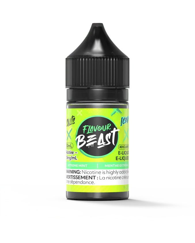Flavour Beast Salt - Extreme Mint Iced Nic Salt E-Liquid - Image 2