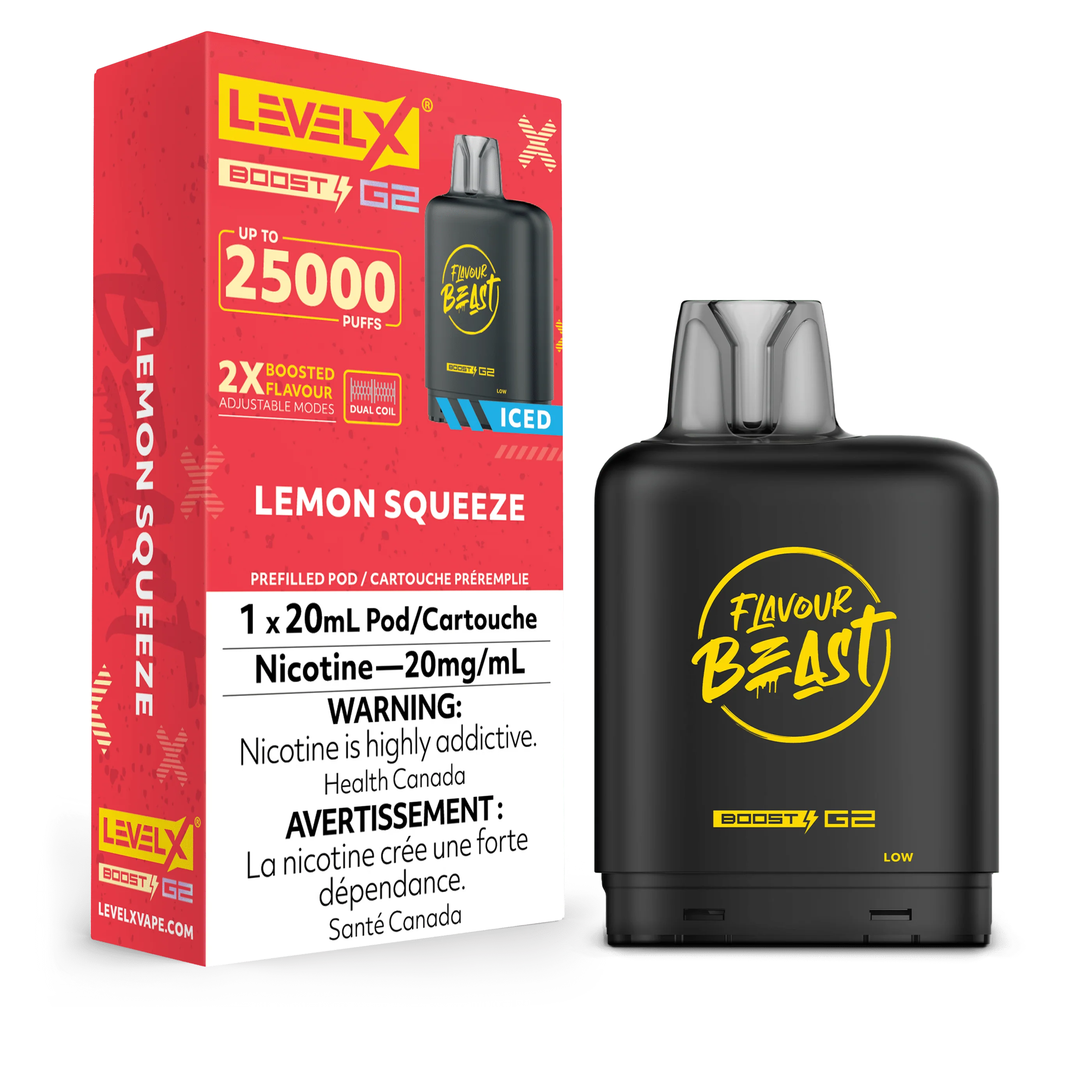 Level X Flavour Beast Boost G2 Pod - Lemon Squeeze