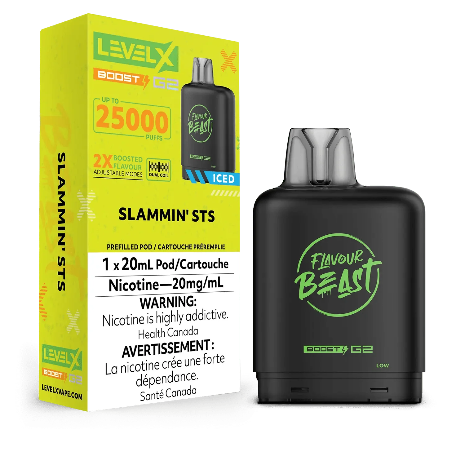 Level X Flavour Beast Boost G2 Pod - Slammin' STS Iced