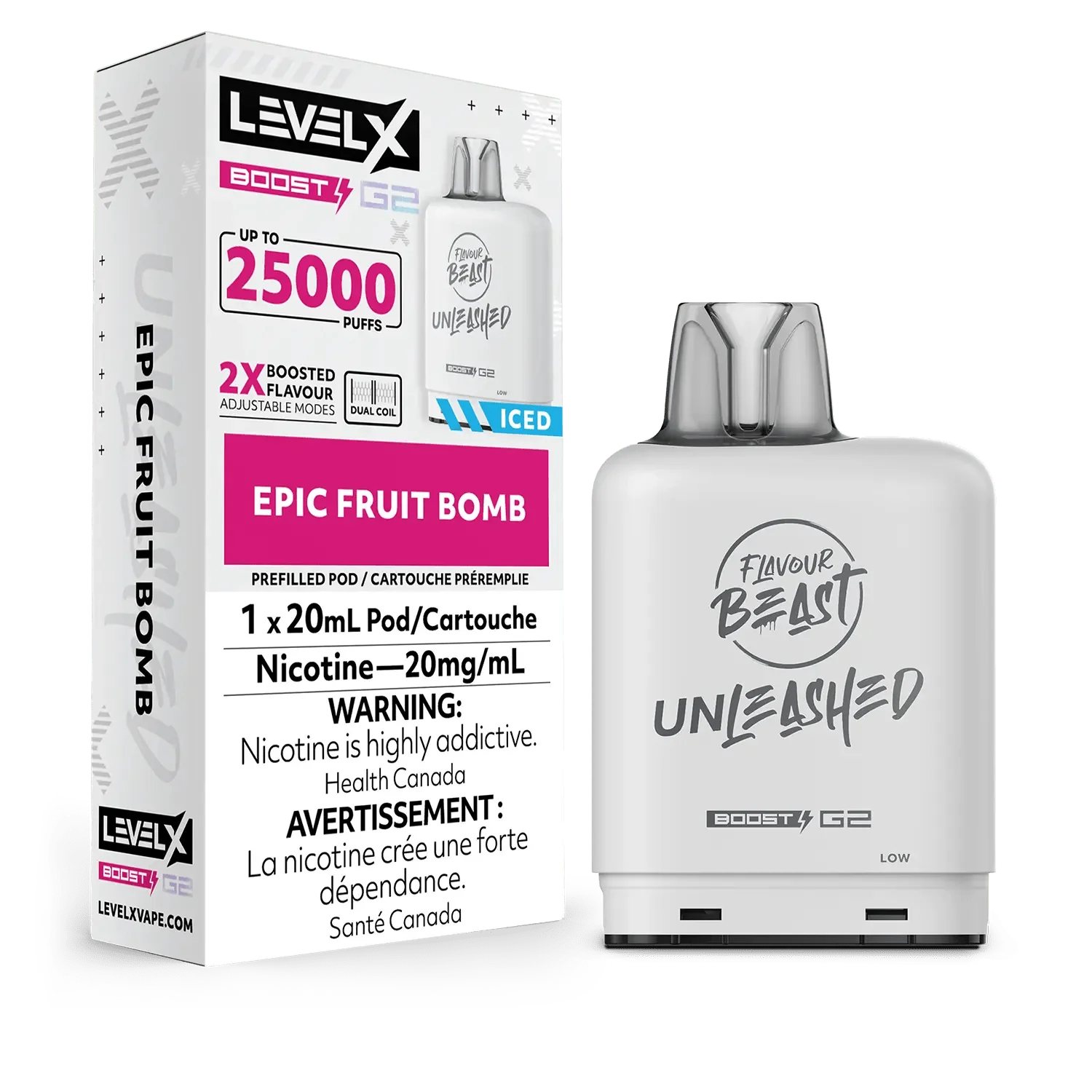 Level X Flavour Beast Unleashed Boost G2 Pod - Epic Fruit Bomb