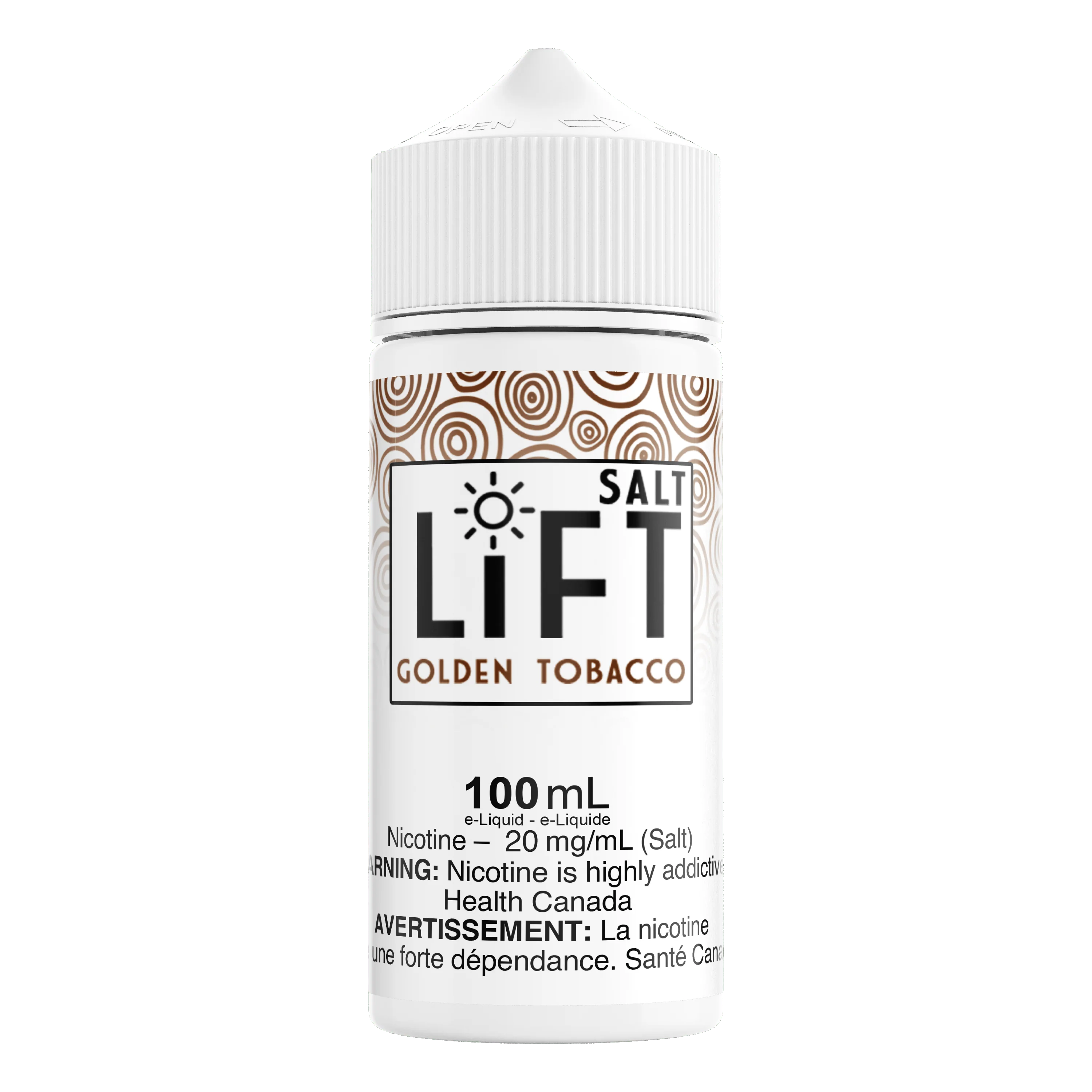 LiFT XL 100mL - Golden Tobacco Nic Salt E-Liquid - Image 2