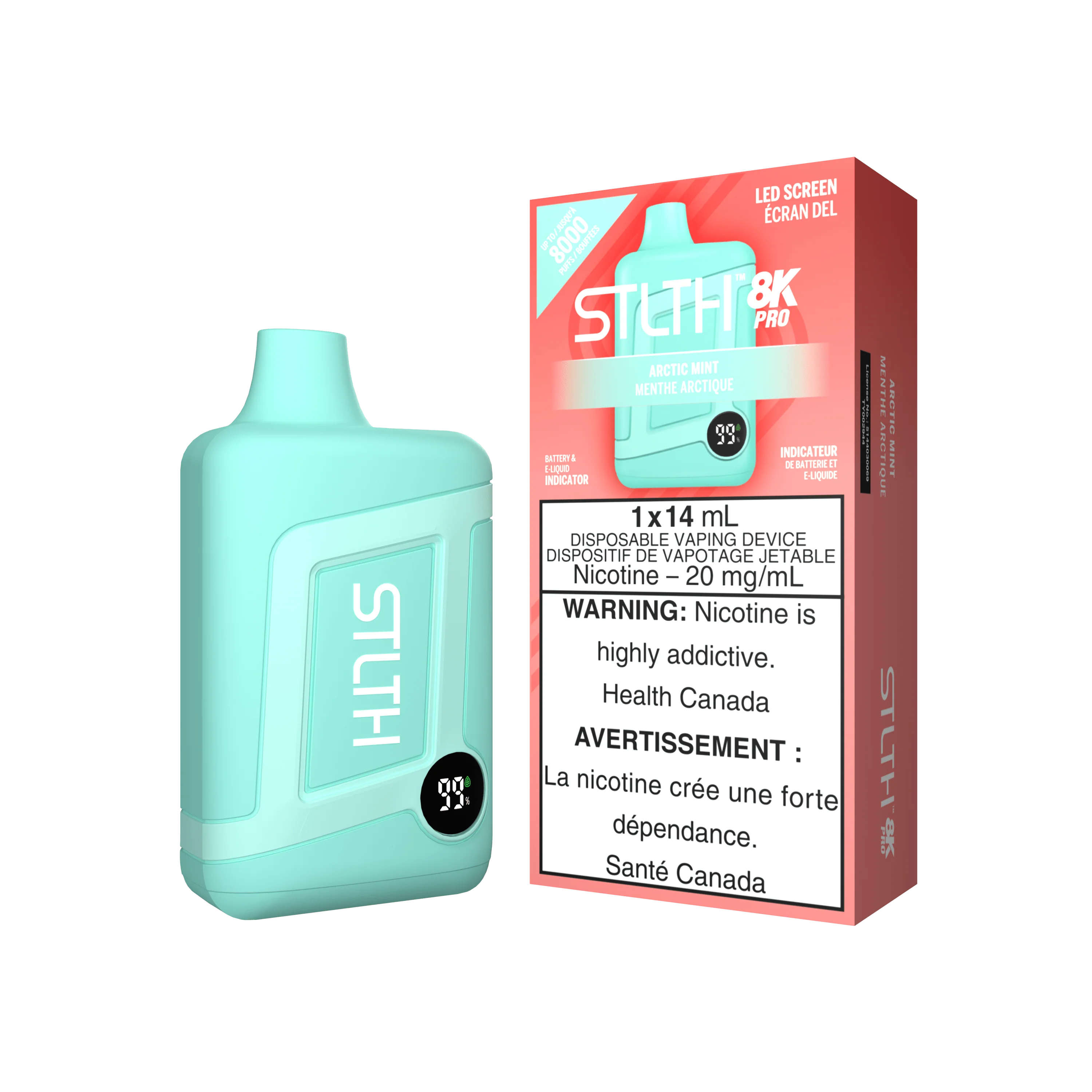 STLTH 8K Pro - Arctic Mint Disposable Vape