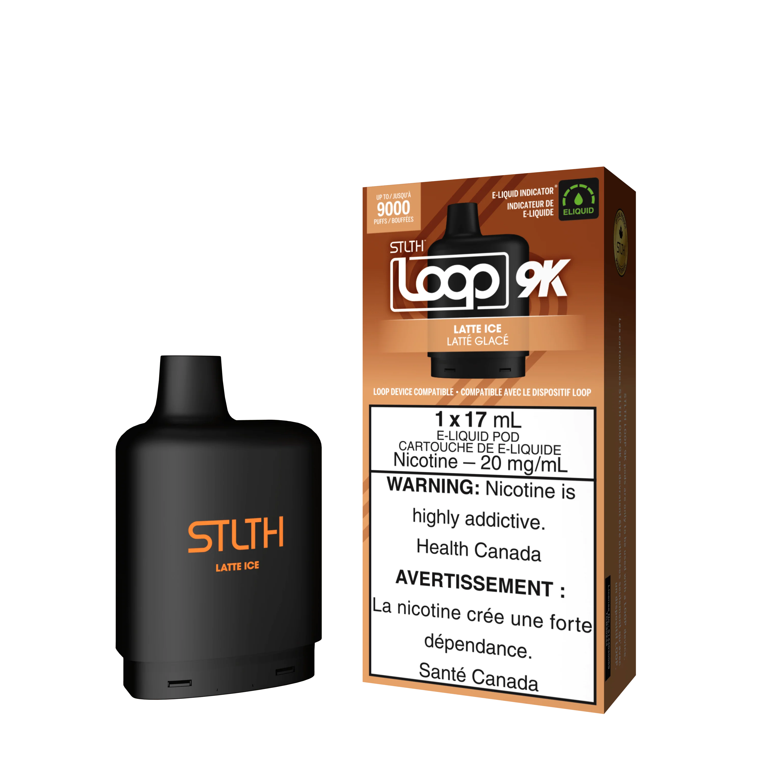 STLTH Loop 9K Pod - Latte Ice