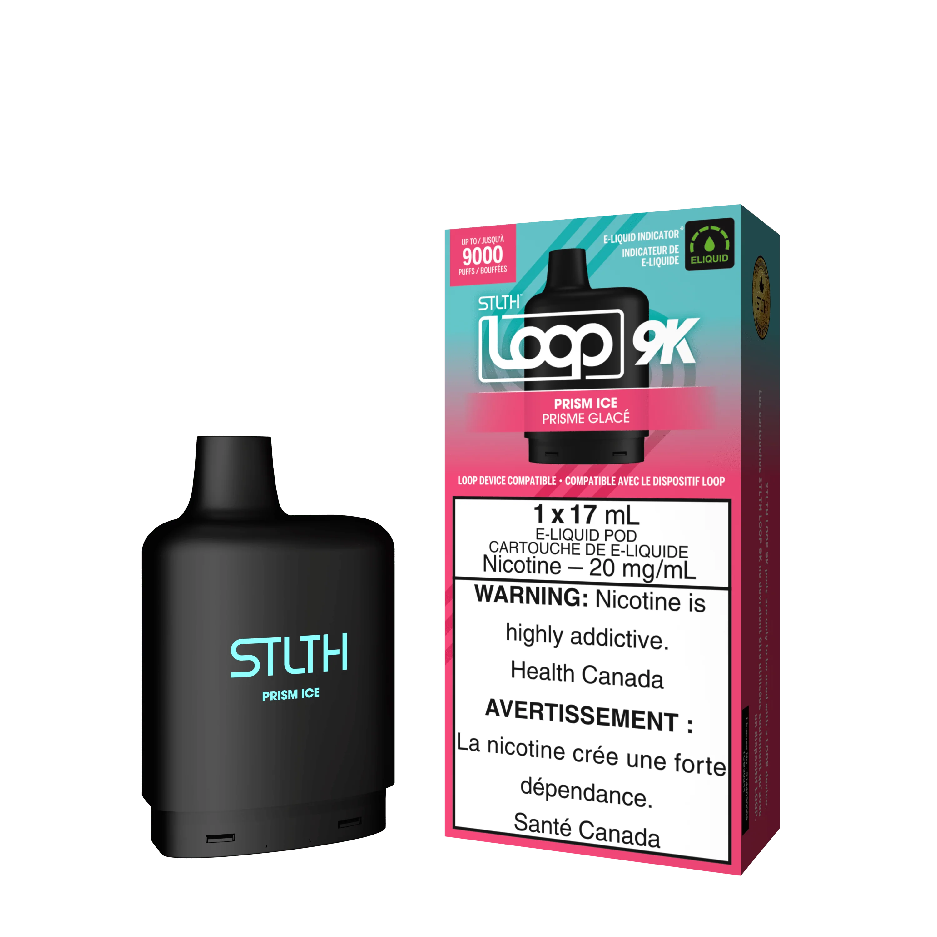 STLTH Loop 9K Pod - Prism Ice
