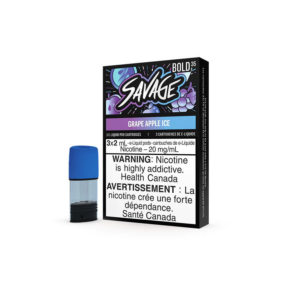 STLTH Savage - Grape Apple Ice Vape Pod - Image 3