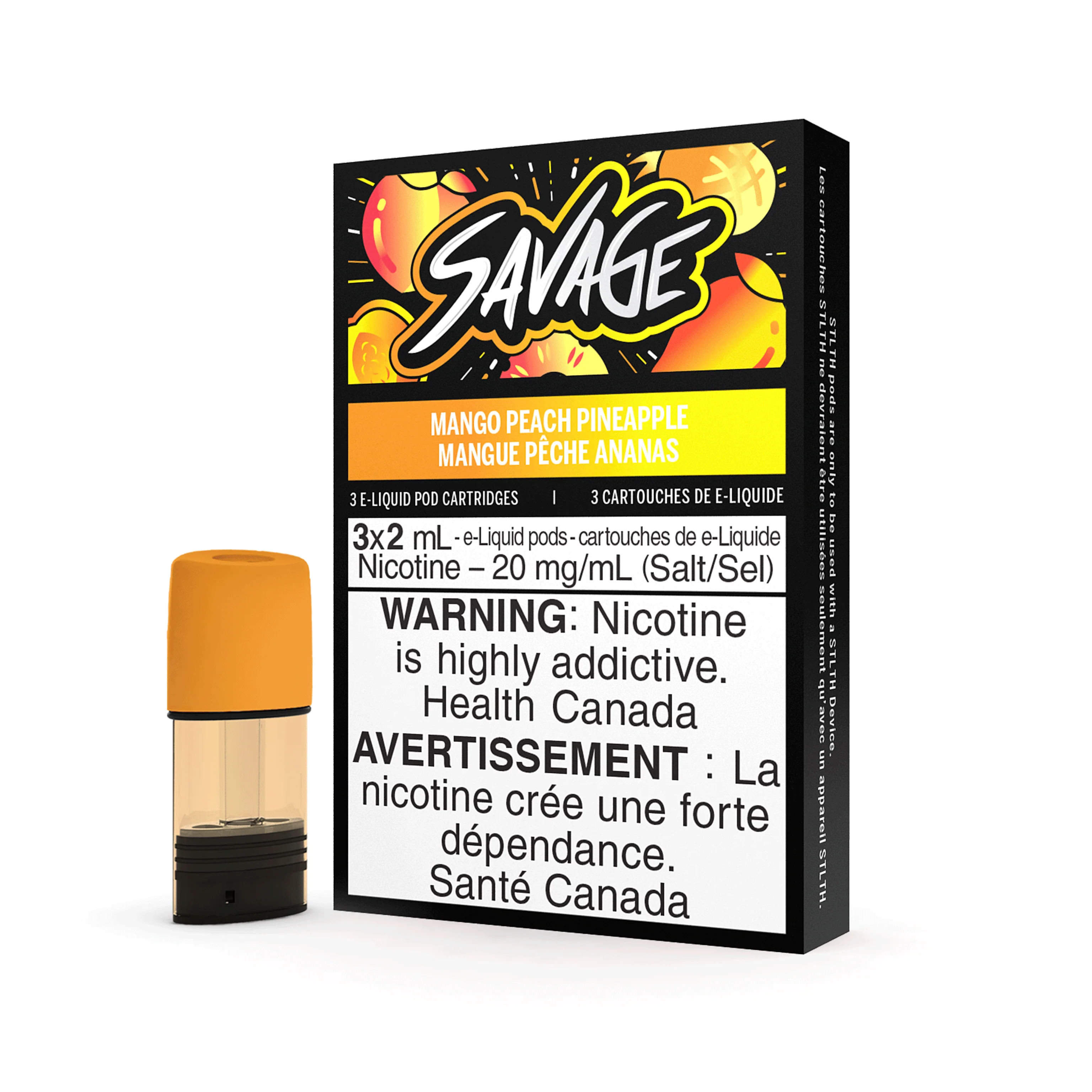 STLTH Savage - Mango Peach Pineapple Vape Pod