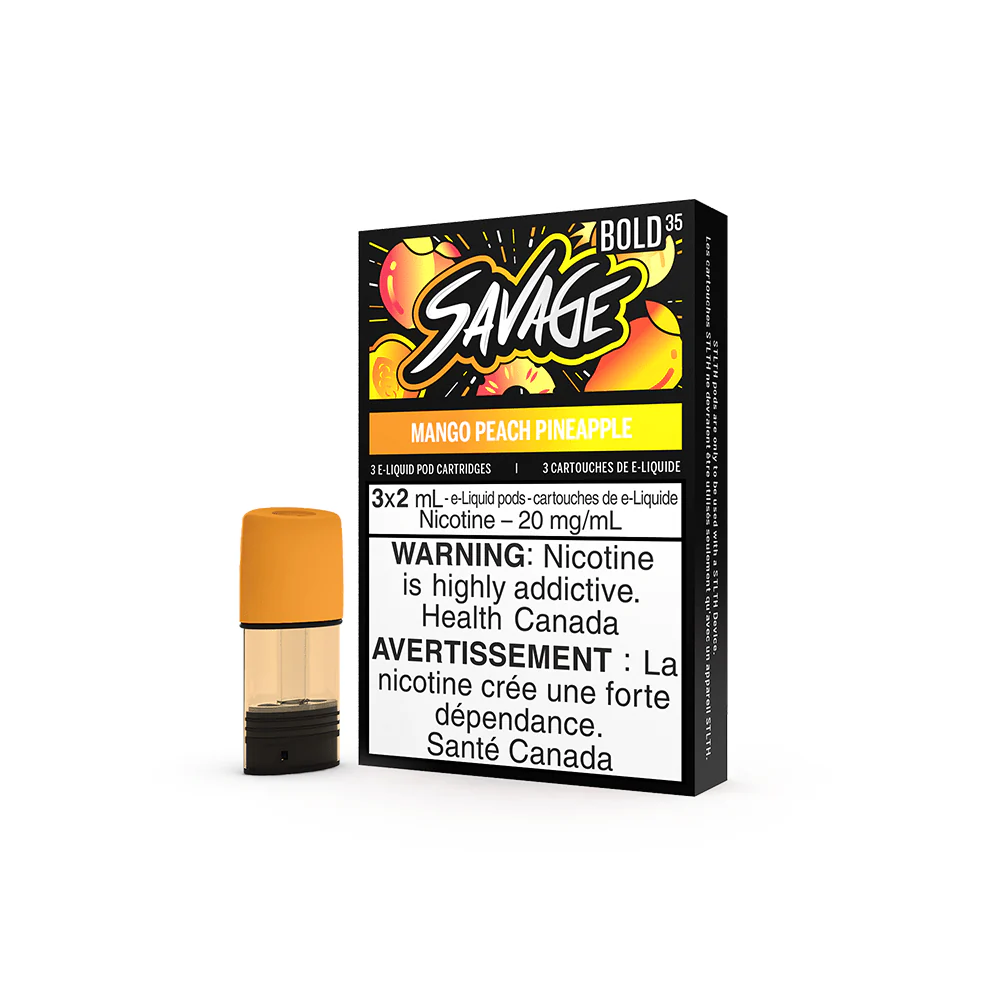 STLTH Savage - Mango Peach Pineapple Vape Pod - Image 2