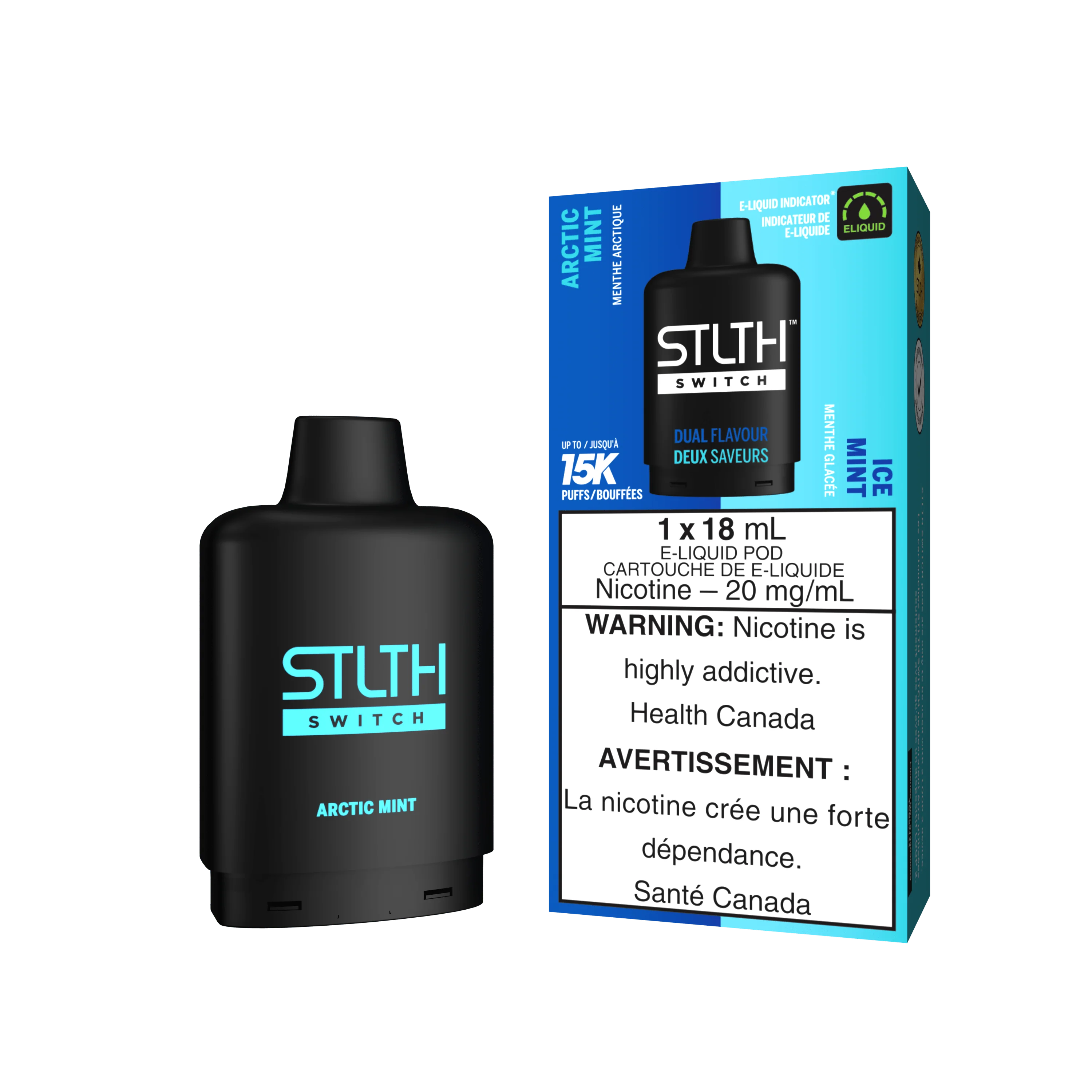 STLTH Switch Pod - Arctic Mint + Ice Mint