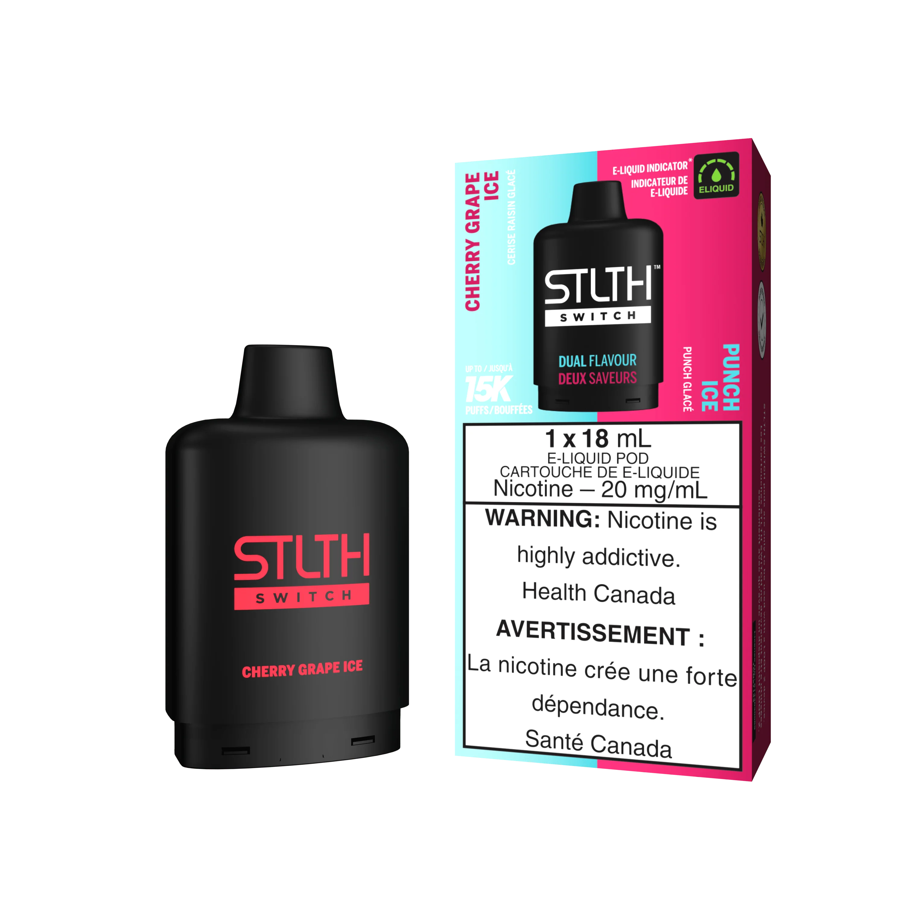 STLTH Switch Pod - Cherry Grape Ice + Punch Ice