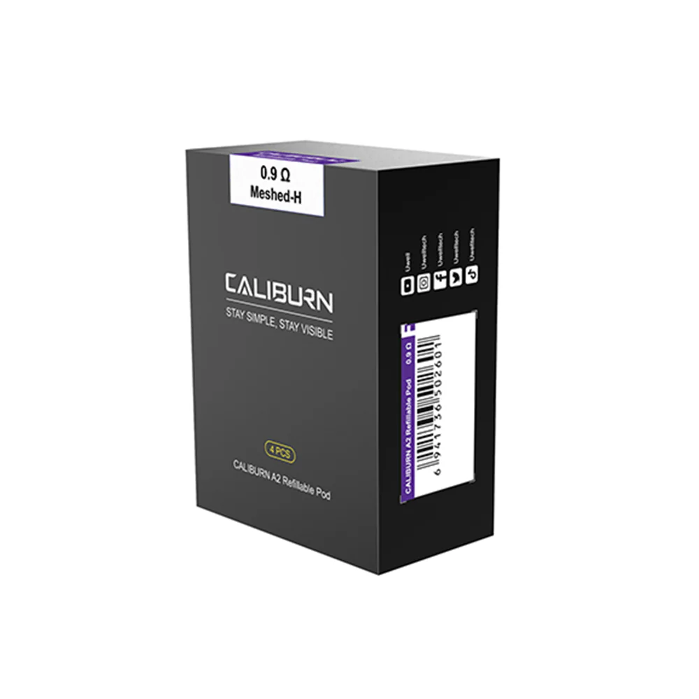 UWell Caliburn A2 Replacement Pods (4 Pack) - Image 2