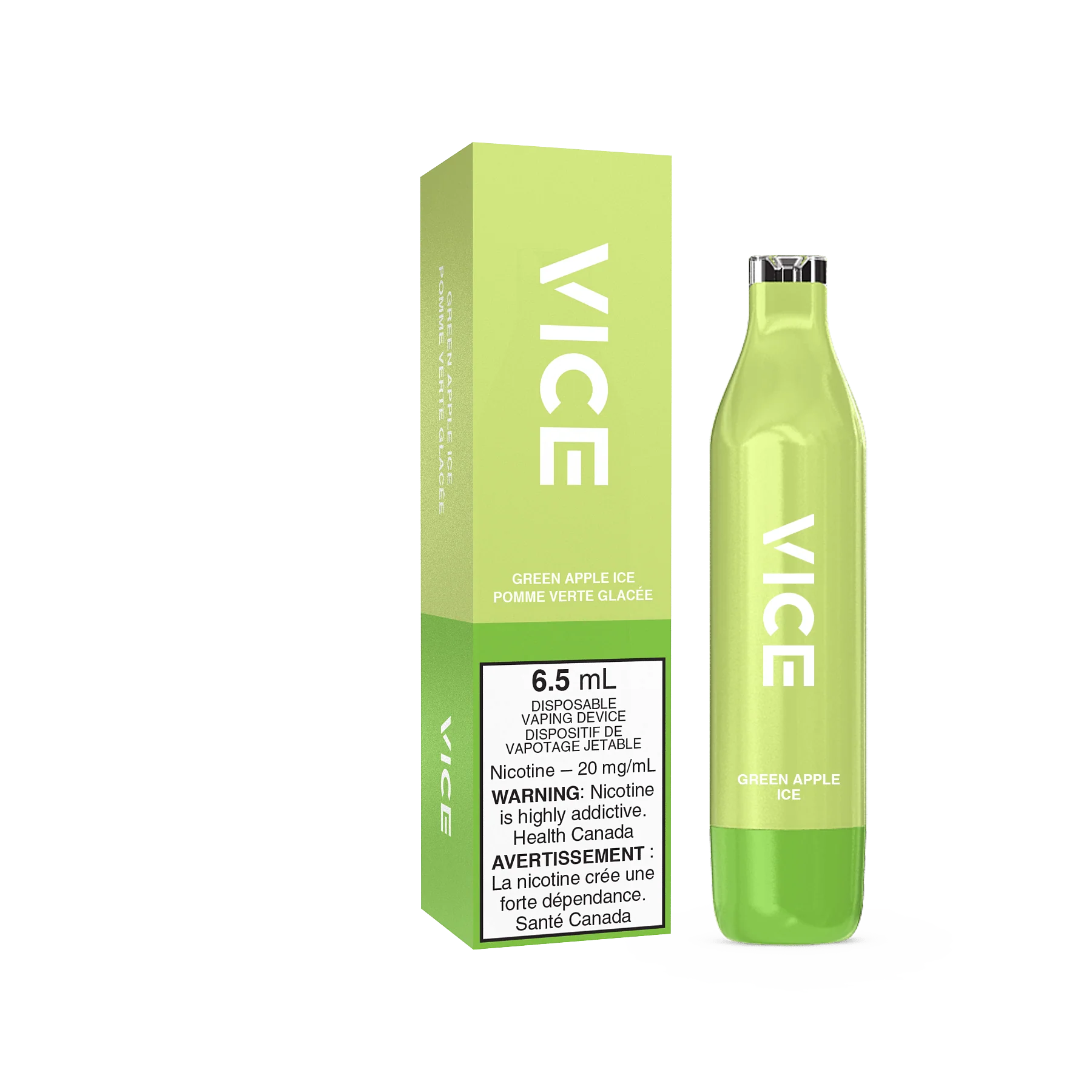 VICE 2500 - Green Apple Ice Disposable Vape