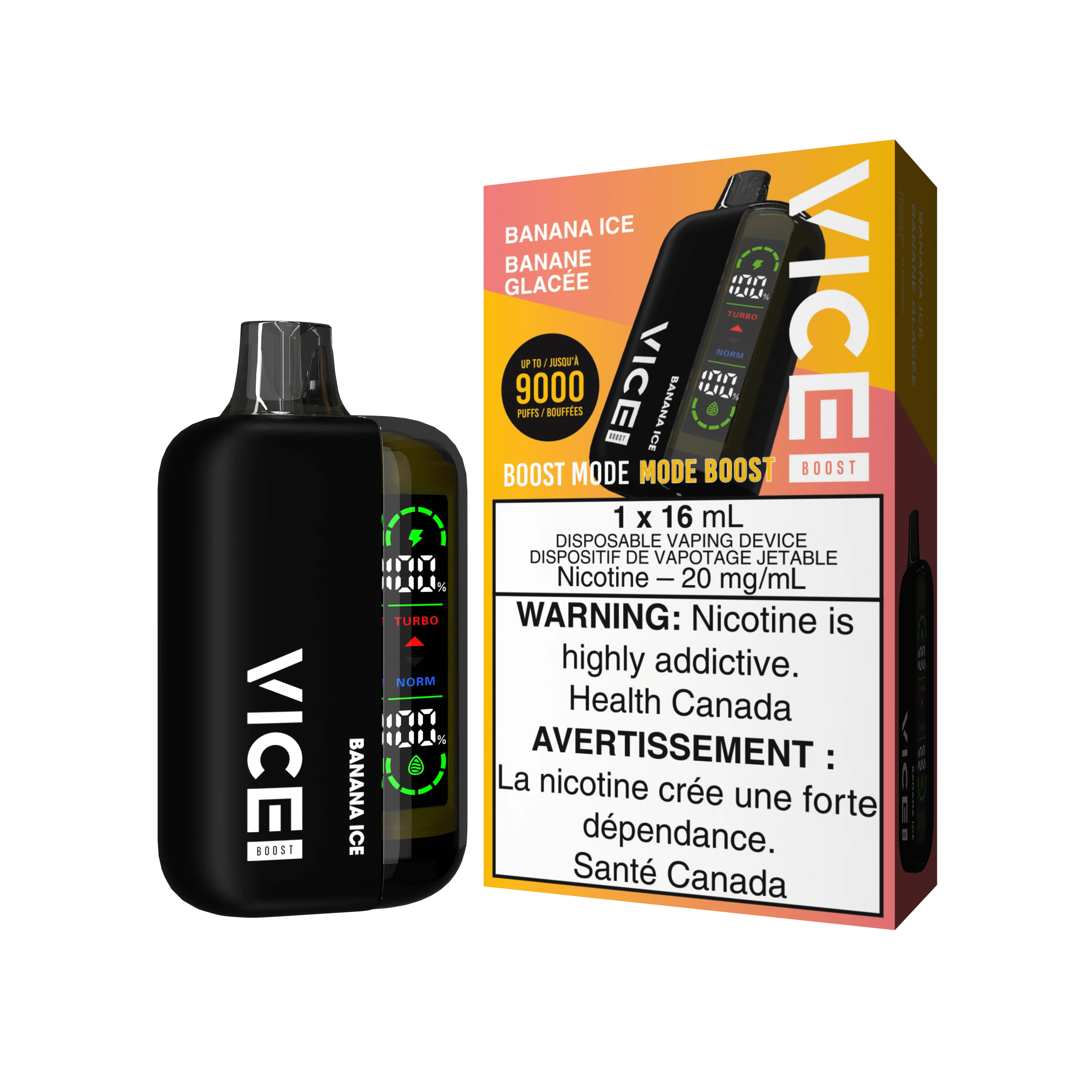 Vice Boost - Banana Ice Disposable Vape