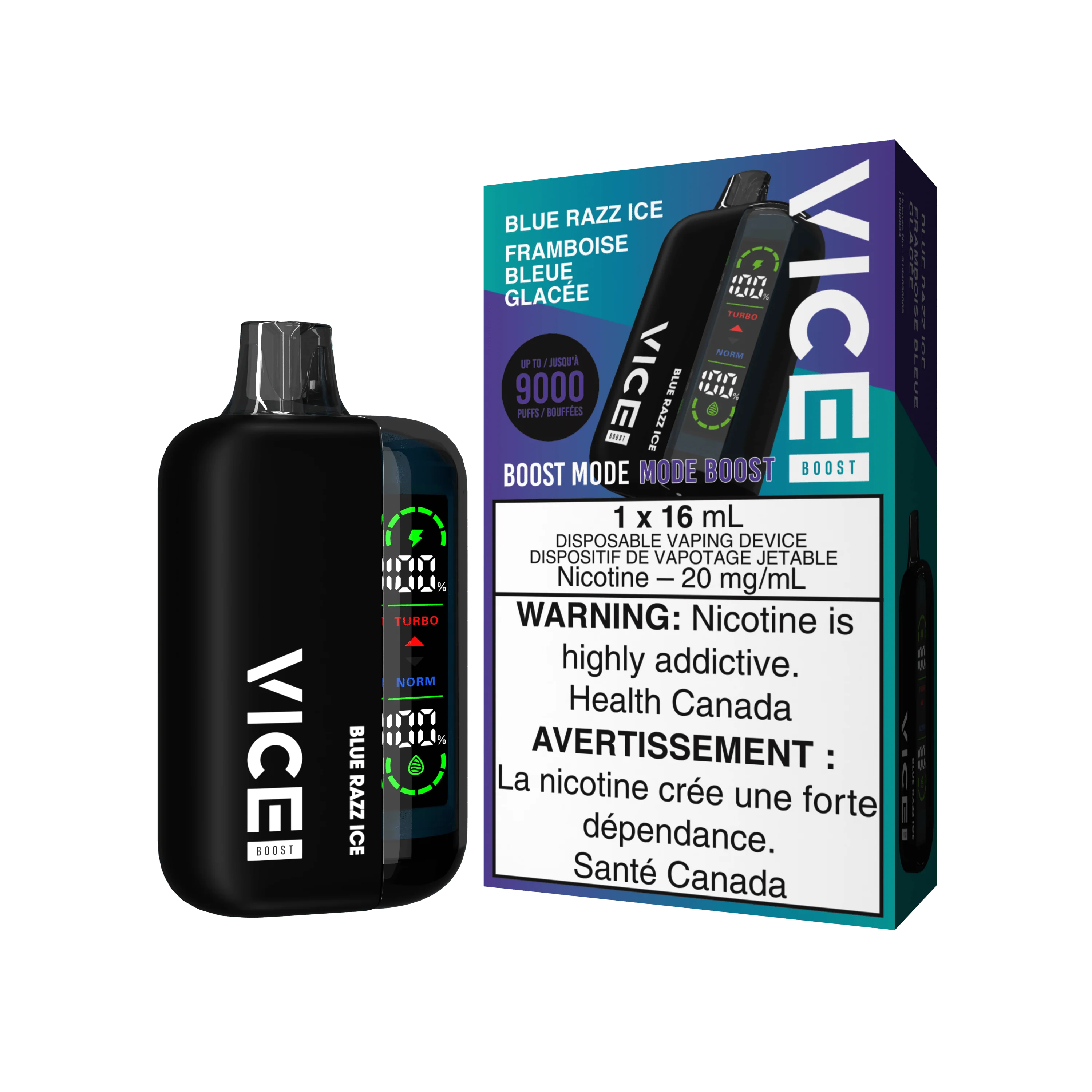 Vice Boost - Blue Razz Ice Disposable Vape