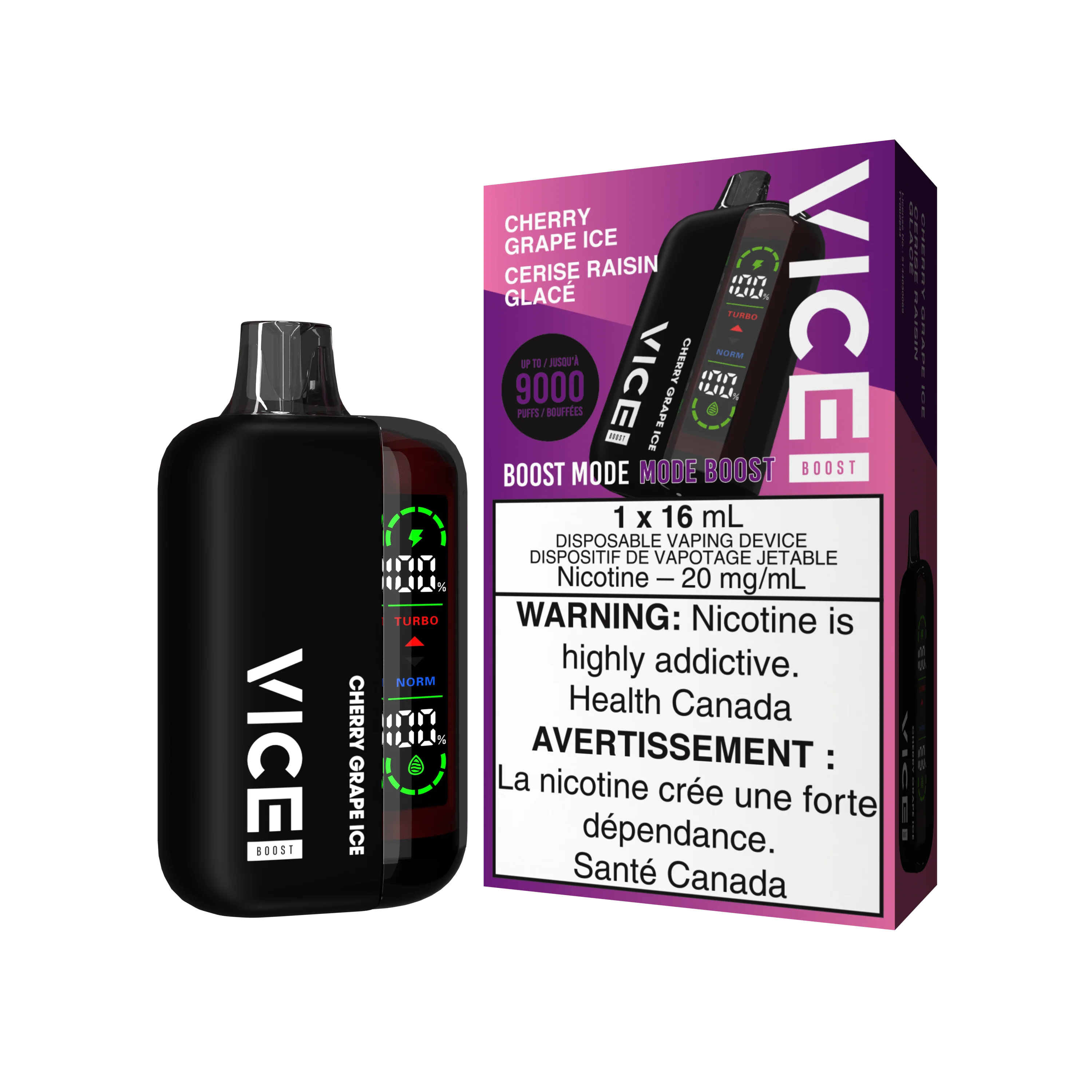 Vice Boost - Cherry Grape Ice Disposable Vape