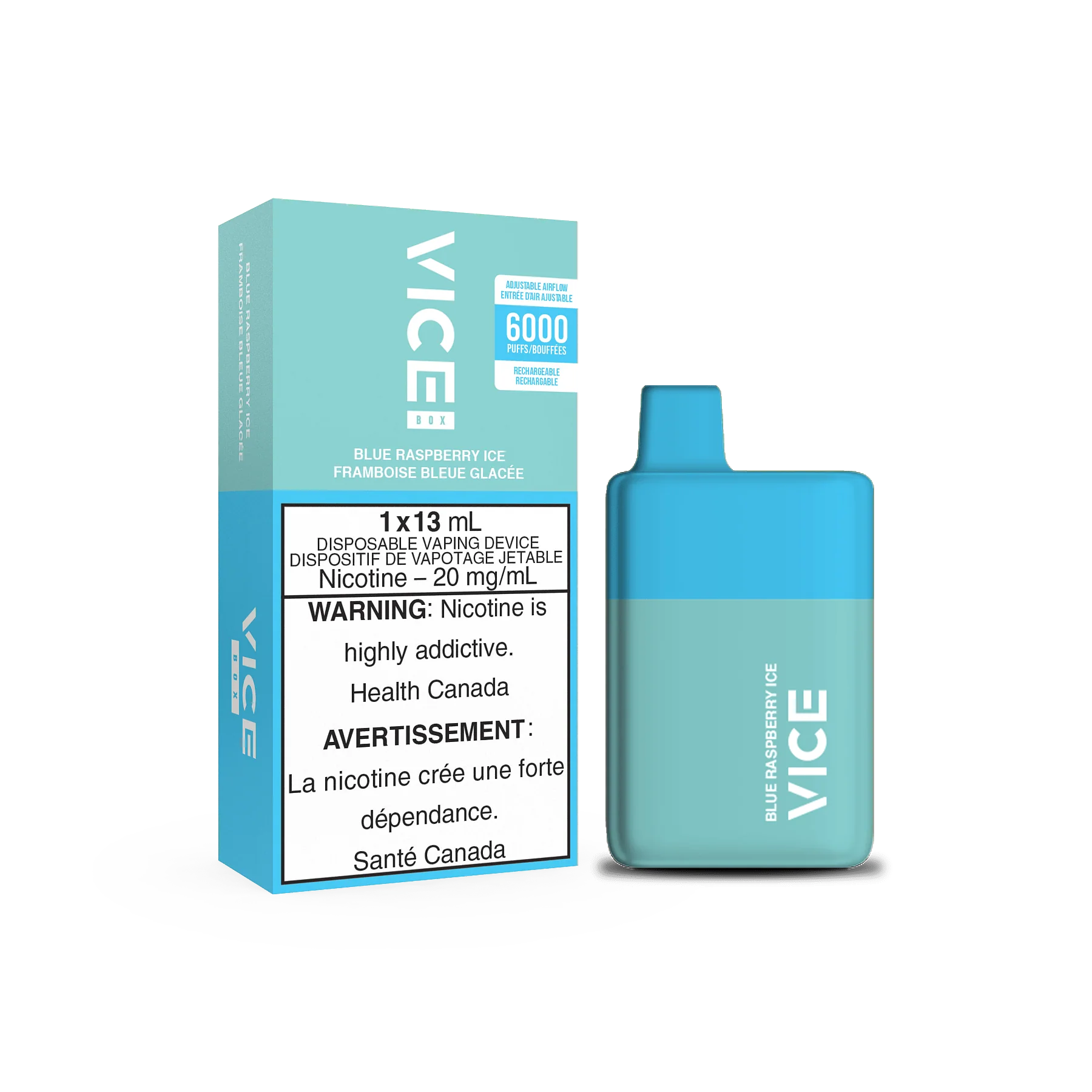 VICE BOX - Blue Raspberry Ice Disposable Vape