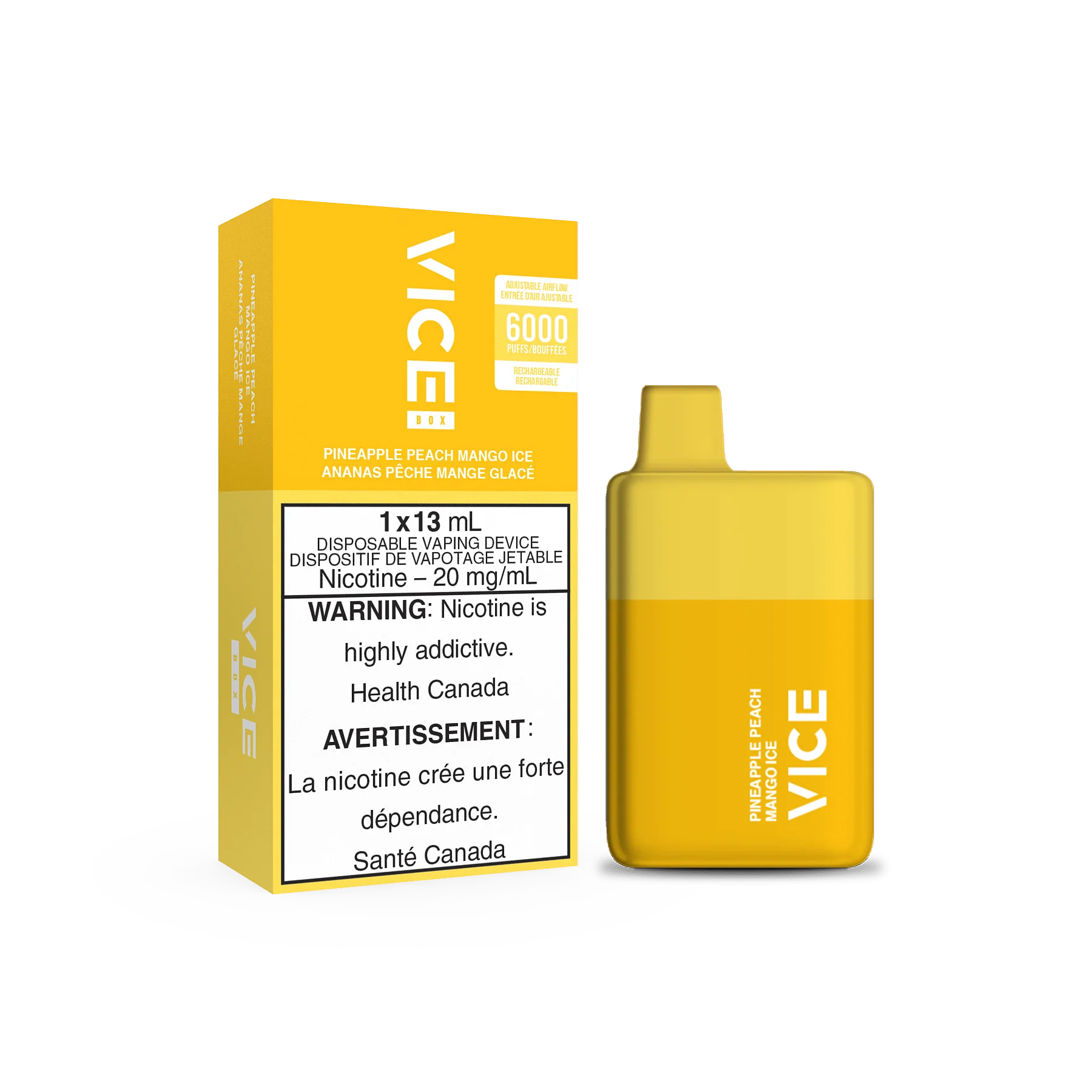 VICE BOX - Pineapple Peach Mango Ice Disposable Vape