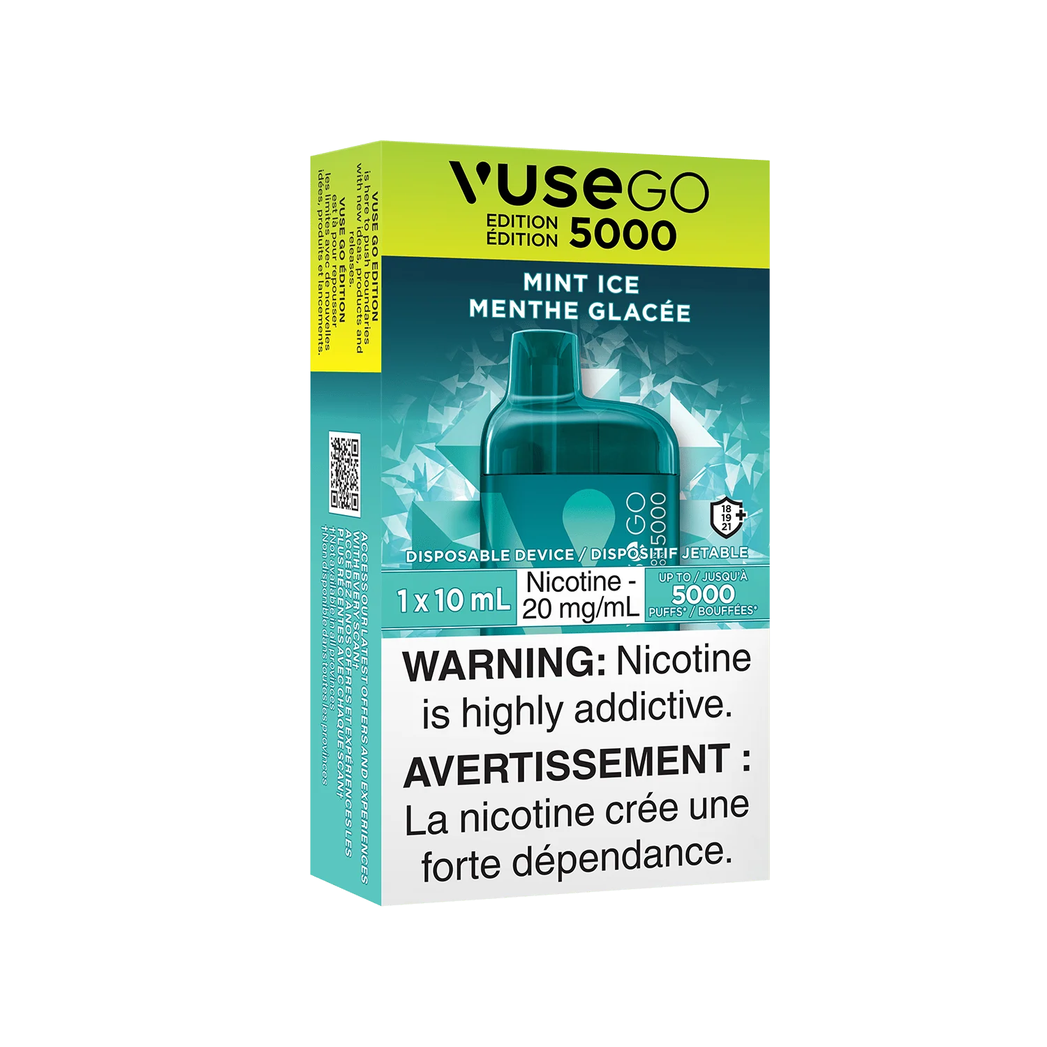Vuse GO Edition 5000 - Mint Ice Disposable Vape